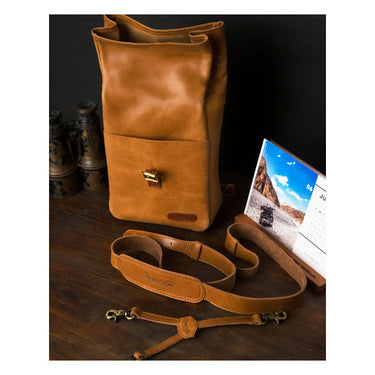 Trip Machine Mini Backpack/Saddlebag 3,3L - Vintage Tan - MOTOCCINO