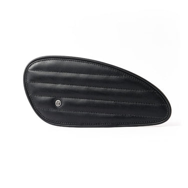 Trip Machine Mini Classic Leather Tank Pad Set - Black - MOTOCCINO