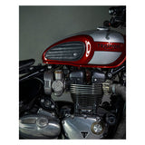 Trip Machine Mini Classic Leather Tank Pad Set - Black - MOTOCCINO