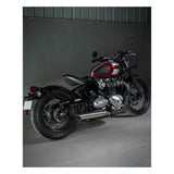 Trip Machine Mini Classic Leather Tank Pad Set - Black - MOTOCCINO