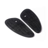 Trip Machine Mini Classic Leather Tank Pad Set - Black Suede - MOTOCCINO