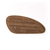 Trip Machine Mini Classic Leather Tank Pad Set - Tobacco Suede - MOTOCCINO