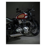 Trip Machine Mini Classic Leather Tank Pad Set - Tobacco Suede - MOTOCCINO