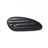Trip Machine Mini Classic Leather Tank Pads - Black - MOTOCCINO