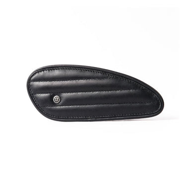 Trip Machine Mini Classic Leather Tank Pads - Black - MOTOCCINO
