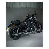 Trip Machine Mini Classic Leather Tank Pads - Black - MOTOCCINO