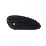 Trip Machine Mini Classic Leather Tank Pads - Black Suede - MOTOCCINO