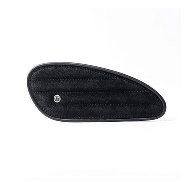 Trip Machine Mini Classic Leather Tank Pads - Black Suede - MOTOCCINO