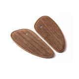 Trip Machine Mini Classic Leather Tank Pads - Tobacco Suede - MOTOCCINO