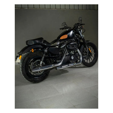 Trip Machine Mini Classic Leather Tank Pads - Vintage Tan - MOTOCCINO