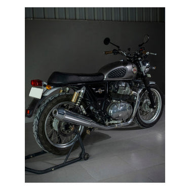 Trip Machine Mini Diamond Leather Tank Pad Set - Black - MOTOCCINO