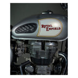 Trip Machine Mini Diamond Leather Tank Pads - Black - MOTOCCINO