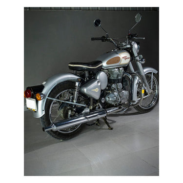 Trip Machine Mini Diamond Leather Tank Pads - Tobacco - MOTOCCINO