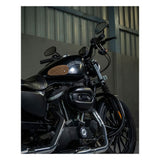 Trip Machine Mini Diamond Leather Tank Pads - Tobacco Suede - MOTOCCINO