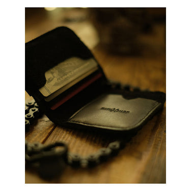 Trip Machine Moto Wallet - Black - MOTOCCINO