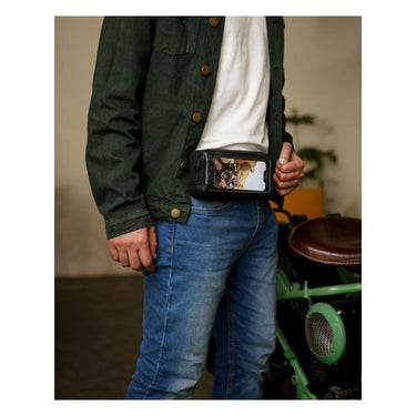 Trip Machine Navigator Bag - Black - MOTOCCINO