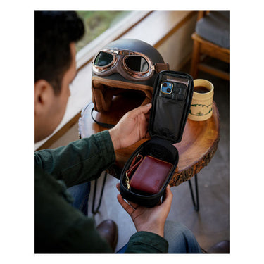 Trip Machine Navigator Bag - Black - MOTOCCINO