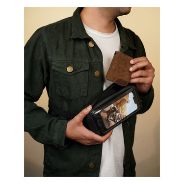 Trip Machine Navigator Bag - Black - MOTOCCINO