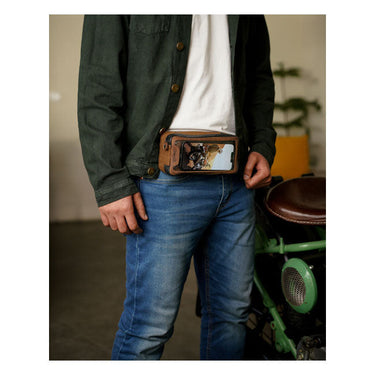 Trip Machine Navigator Bag - Tobacco - MOTOCCINO