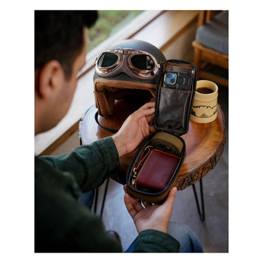 Trip Machine Navigator Bag - Tobacco - MOTOCCINO