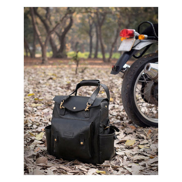 Trip Machine Outlander Saddlebag - Black - MOTOCCINO