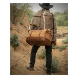 Trip Machine Outlaw Rogue Duffel Bag 50L - Vintage Tan - MOTOCCINO