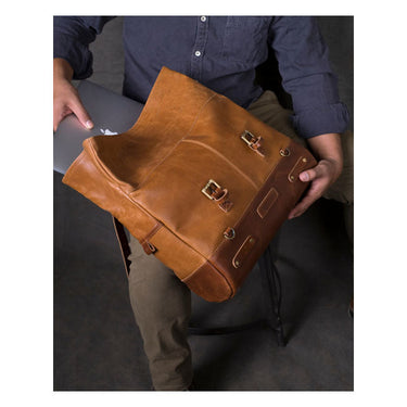 Trip Machine Outlaw Saddlebag - Vintage Tan - MOTOCCINO