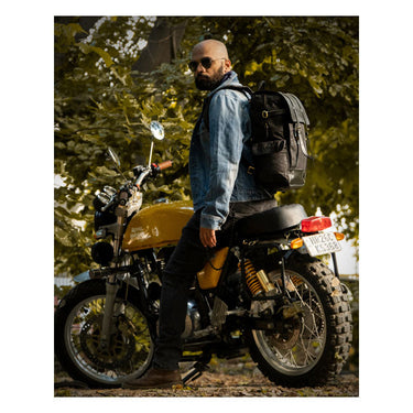 Trip Machine Rambler Backpack - Black - MOTOCCINO