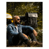 Trip Machine Rambler Backpack - Black - MOTOCCINO