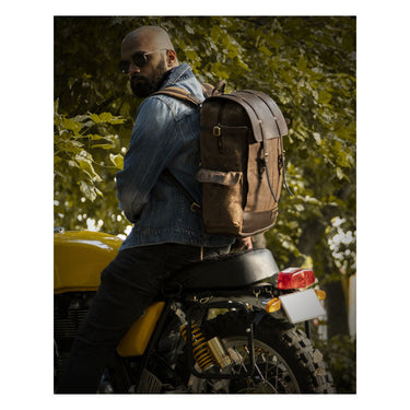 Trip Machine Rambler Backpack - Tobacco - MOTOCCINO