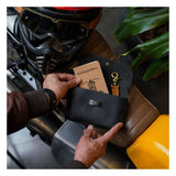 Trip Machine Sidekick Moto Pouch - Black - MOTOCCINO