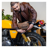 Trip Machine Sidekick Moto Pouch - Mocha - MOTOCCINO