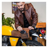 Trip Machine Sidekick Moto Pouch - Mocha - MOTOCCINO