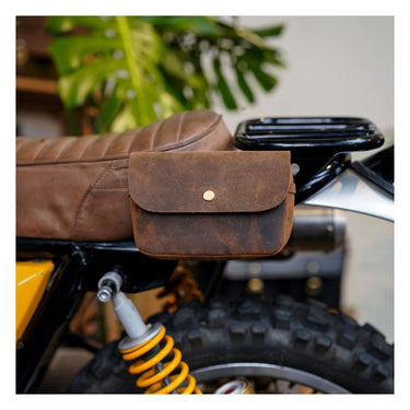 Trip Machine Sidekick Moto Pouch - Mocha - MOTOCCINO