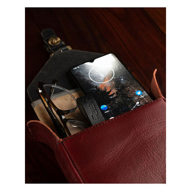 Trip Machine Tank Pouch/Belt Pouch - Cherry Red - MOTOCCINO