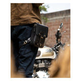 Trip Machine Thigh Bag - Black - MOTOCCINO