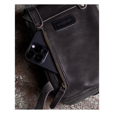 Trip Machine Thigh Bag - Black - MOTOCCINO