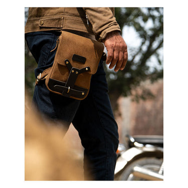 Trip Machine Thigh Bag - Tobacco - MOTOCCINO