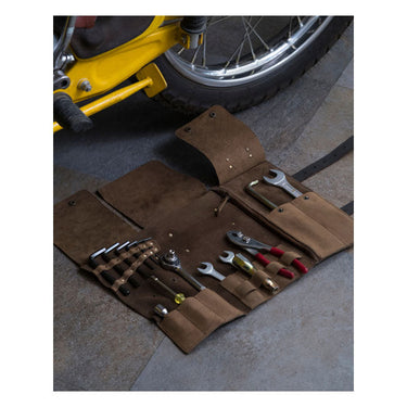 Trip Machine Tool Roll - Tobacco - MOTOCCINO