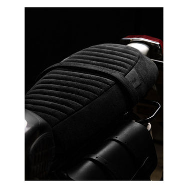 Trip Machine Touring Seat RE Twins - Black Suede - MOTOCCINO