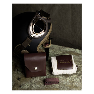 Trip Machine Trooper Helmet Bag - Caffeine - MOTOCCINO