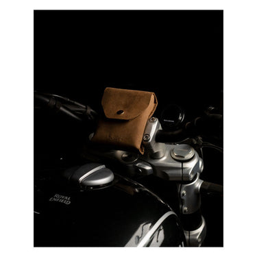 Trip Machine Trooper Helmet Bag - Tobacco - MOTOCCINO