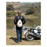 Trip Machine Trooper Helmet Bag - Tobacco - MOTOCCINO