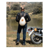 Trip Machine Trooper Helmet Bag - Vintage Tan - MOTOCCINO