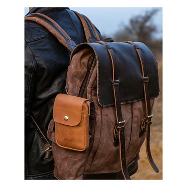 Trip Machine Utility Pouch - Tobacco - MOTOCCINO