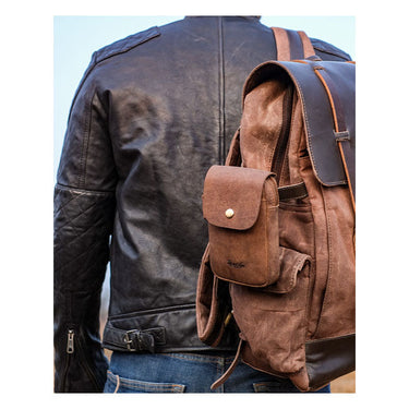 Trip Machine Utility Pouch - Vintage Tan - MOTOCCINO