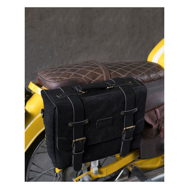 Trip Machine Warrior Saddlebag - Black - MOTOCCINO