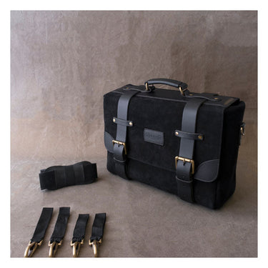 Trip Machine Warrior Saddlebag - Black - MOTOCCINO