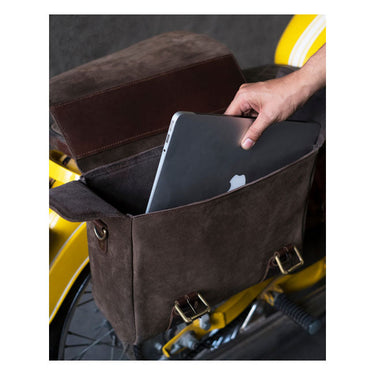 Trip Machine Warrior Saddlebag - Tobacco - MOTOCCINO