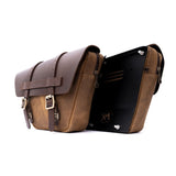 Trip Machine Wingman Side Panel Bag Set - Tobacco - MOTOCCINO